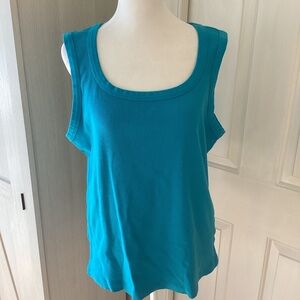 Chico's Teal Sleeveless Tank Top Chico's Sz 3
